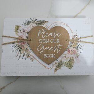 Hobby Lobby Please Sign Our Guest Book Wedding Sign 8x5 Wood Sign Rustic